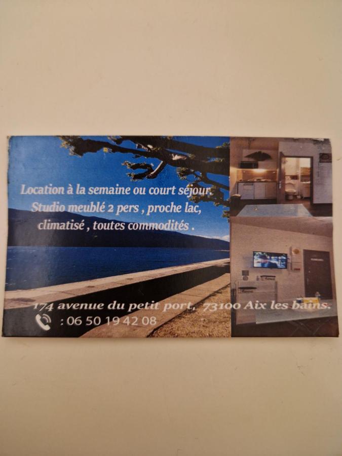 Studio Meuble Au Rdc , Proche Lac Aix-les-Bains Bagian luar foto